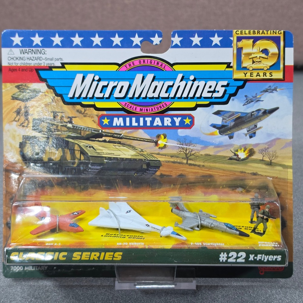 Micro Machines Military X-Flyers Set #22 NIB Multicolor New Classic Series 1997